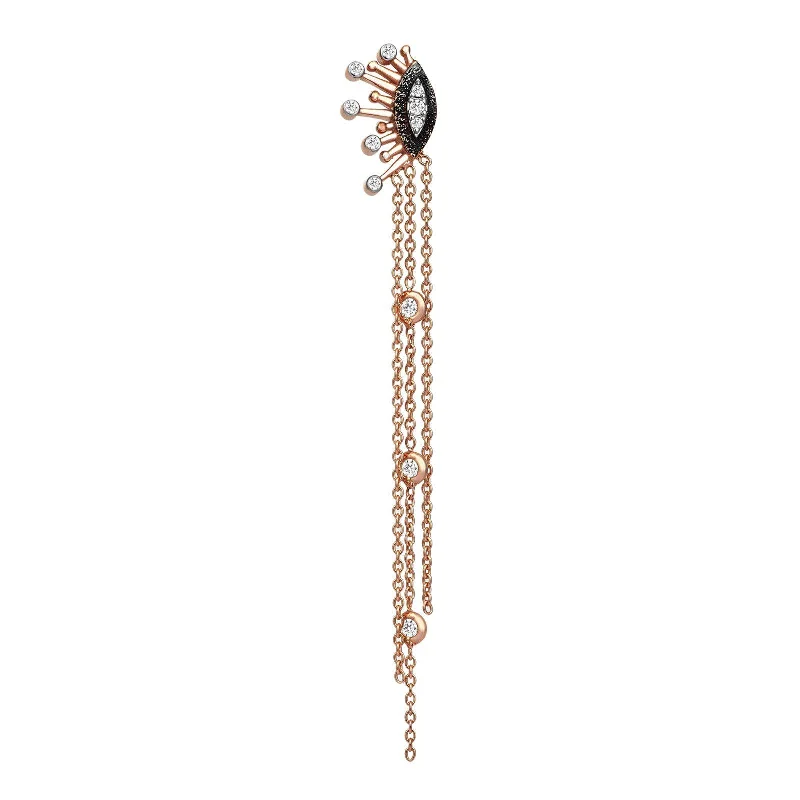 Best hoop earrings with snake-inspired designs for an edgy and fierce vibe-10th Eye Eternal Tassel Earring