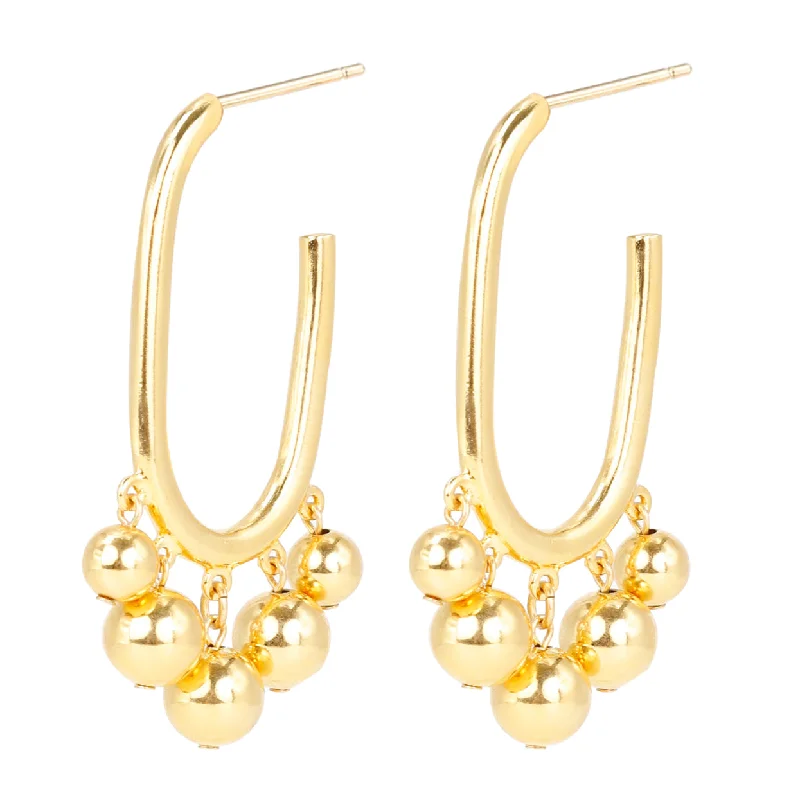 Lightweight hoop earrings for comfortable and all-day wear-Stuyvesant Earrings