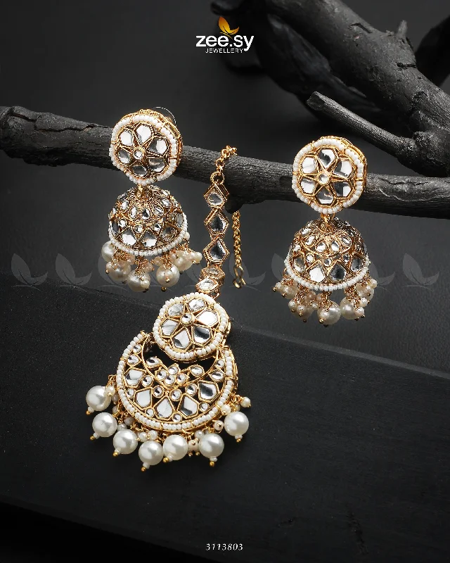 Stylish hoop earrings with diamond accents for an elegant and sparkling effect-Anam Earrings