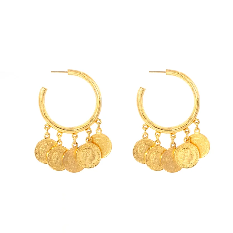 Best hoop earrings with vintage-style detailing for a nostalgic and timeless look-Iana Earrings