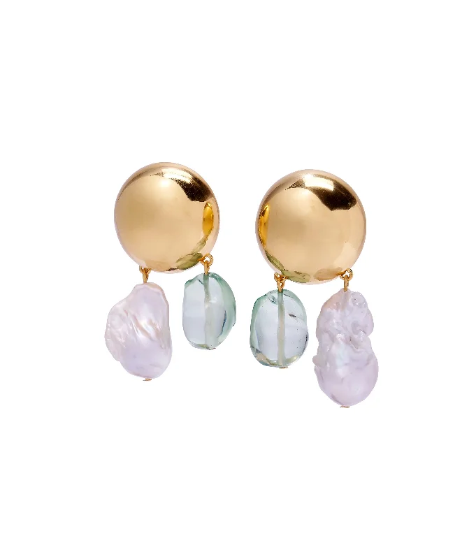 Hoop earrings with luxe velvet finishes for a rich and luxurious touch-Cascada Earrings