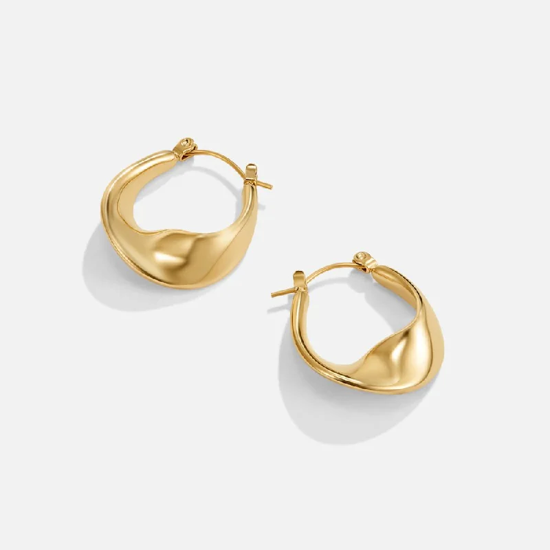 Best hoop earrings with custom designs for a personalized, unique accessory-Dara Hoop Earrings