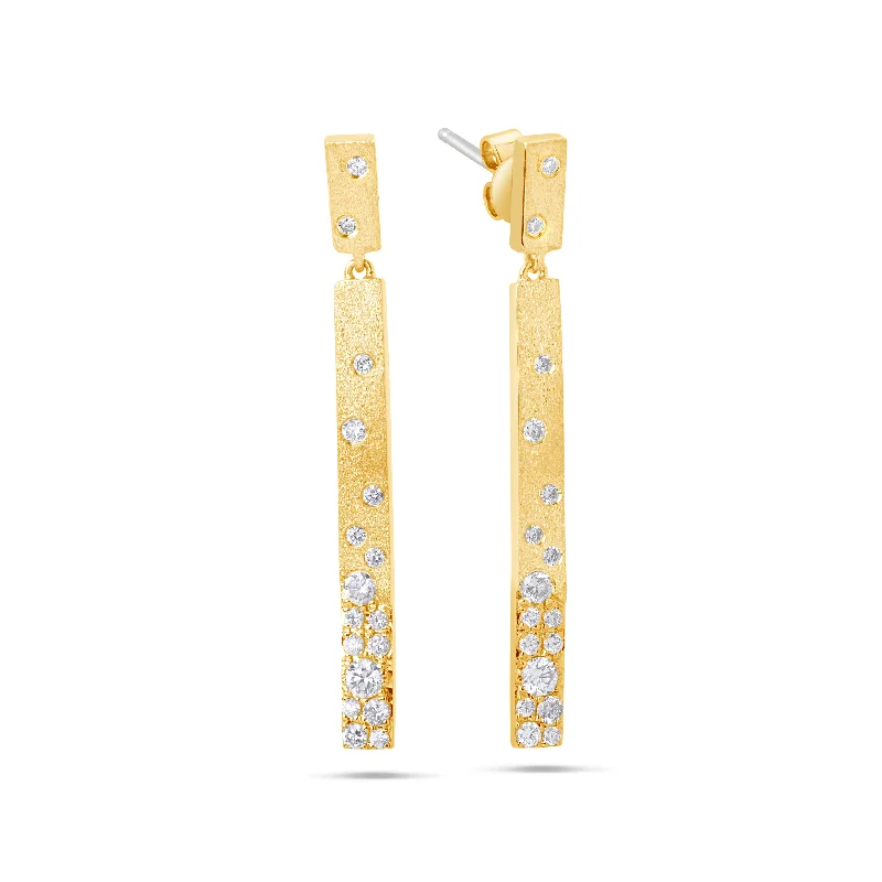 Hoop earrings with infinity loop designs for a continuous and eternal shape-Diamond Confetti Earrings