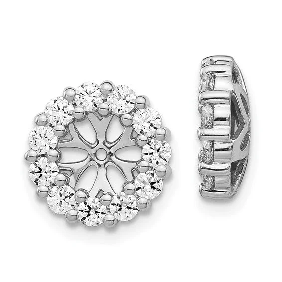 Best hoop earrings with butterfly motifs for a playful and whimsical appearance-Diamond Earring Jackets