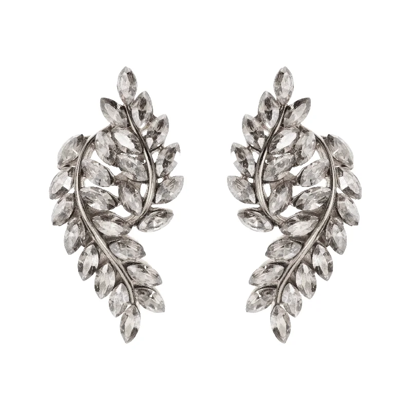 Hoop earrings with spiral designs for a dynamic and fluid look-Farah Earrings