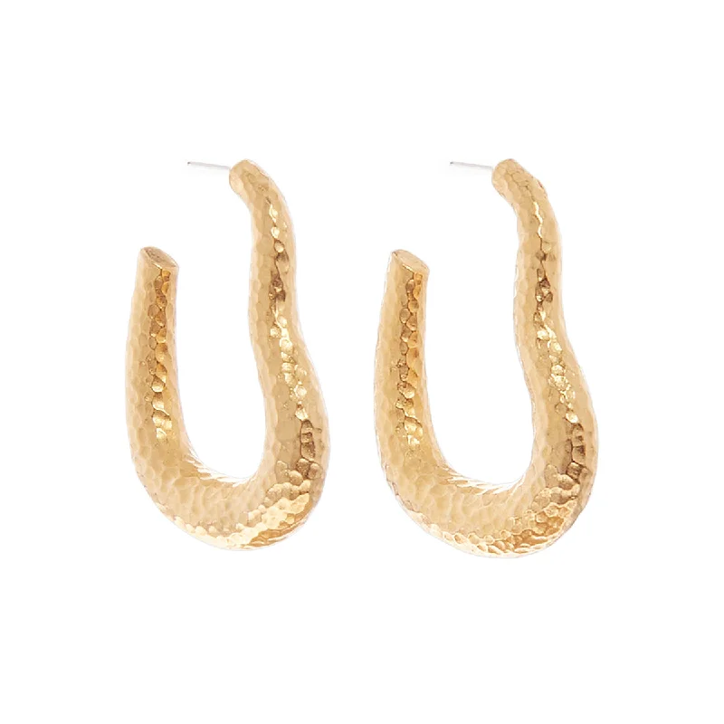 Hoop earrings with cut-out designs for a creative and lightweight effect-Kasos Earrings