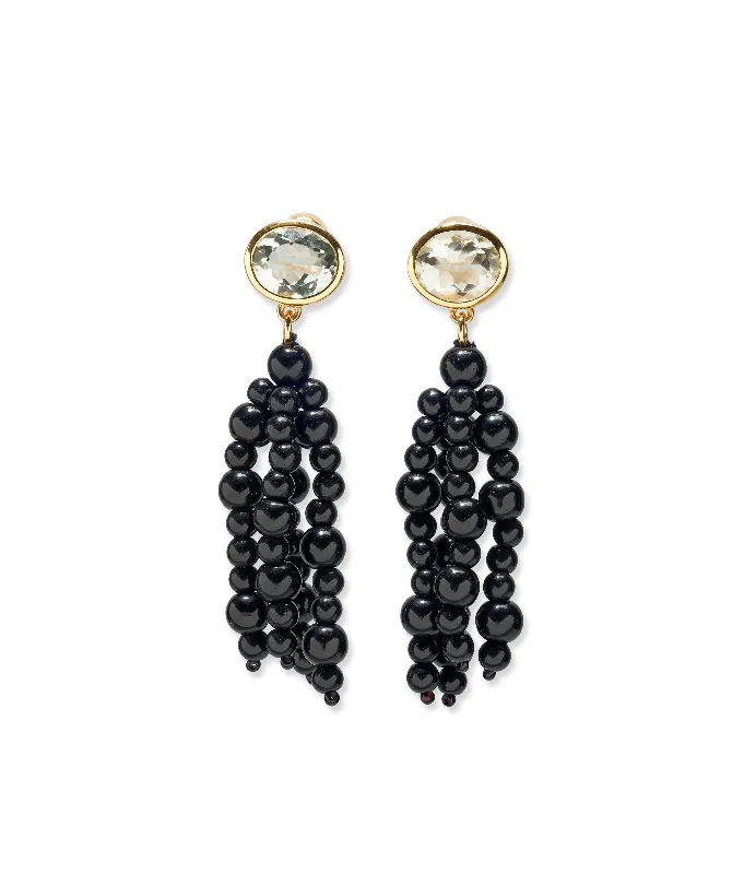 Best hoop earrings with multi-colored gemstones for a vibrant and lively touch-Midnight Masquerade Earrings