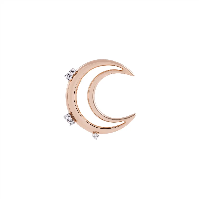 Hoop earrings with hammered copper for a warm and rustic aesthetic-Mona Earring