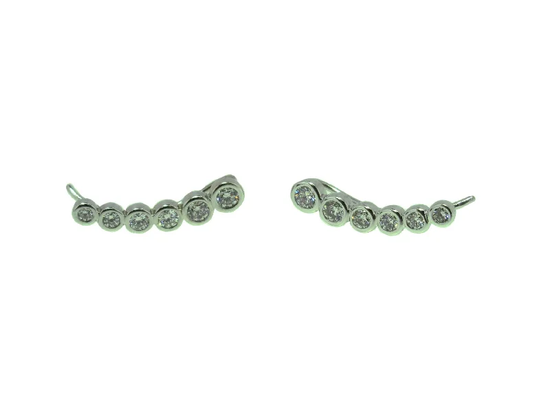 Best hoop earrings with infinity designs for a timeless and meaningful symbol-Pippa Earrings - White Gold and Diamond