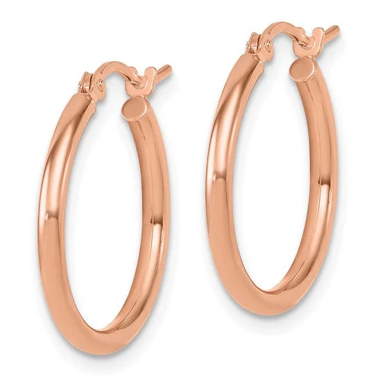 Small hoop earrings for a delicate and understated everyday wear-Rose Gold Hoops