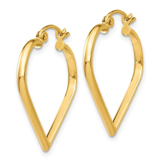 Best hoop earrings with rose gold for a romantic and warm aesthetic-Heart Earrings