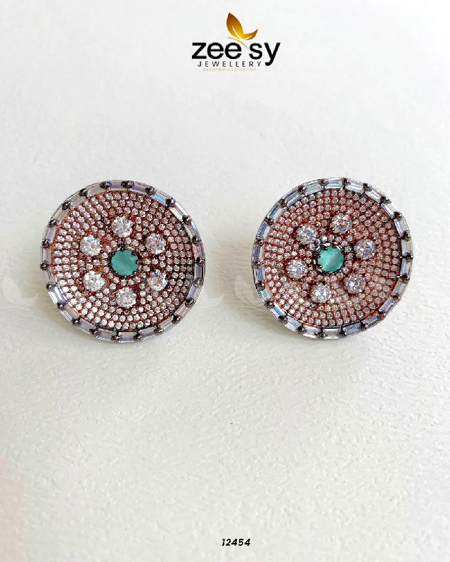 Hoop earrings with abstract shapes for an artistic and creative touch-Studs Earrings