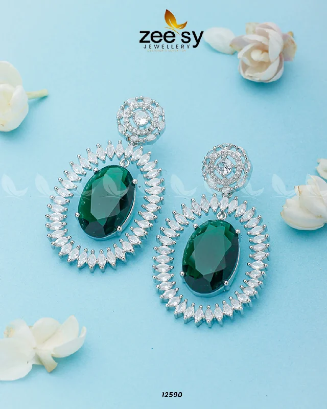 Silver Emerald Green