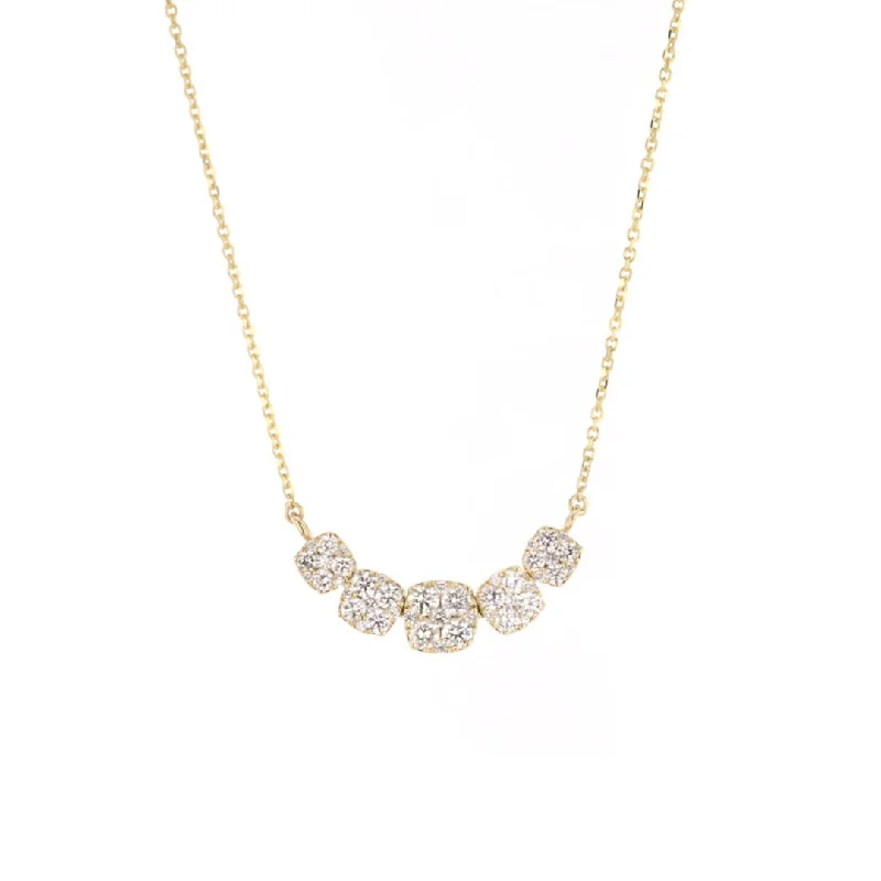 Beautiful necklaces and pendants with diamond-encrusted designs for maximum sparkle-17" 1.00 ctw Diamond Necklace | M10268779