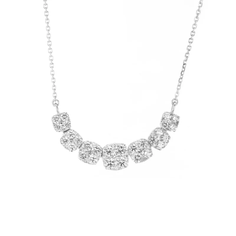 Best necklaces and pendants with heart-shaped designs for a romantic look-17.5" 1.33 ctw Diamond Necklace | M10271772