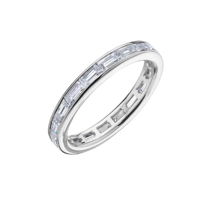 Necklaces and pendants with geometric pendants for a clean, contemporary design-1.35 ctw Diamond Eternity Band