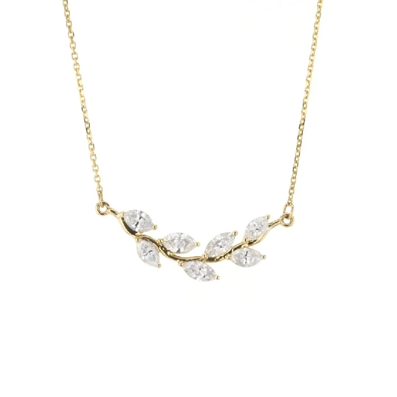 Best necklaces and pendants with seashell designs for a tropical, beachy vibe-18" 1.35 ctw Diamond Bar Necklace | 10272511