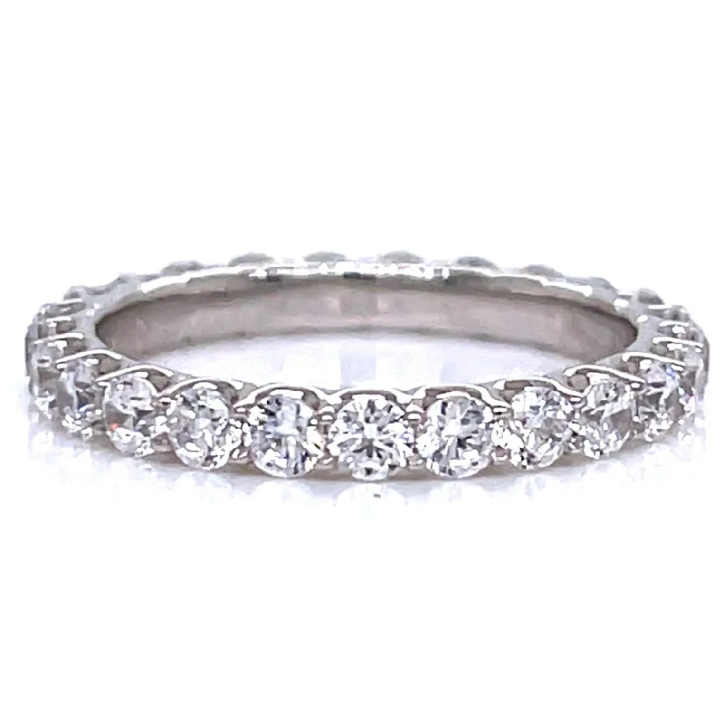 Best necklaces and pendants with infinity hearts for a romantic, eternal symbol-1.50ct Diamond Eternity Band in 14K White Gold