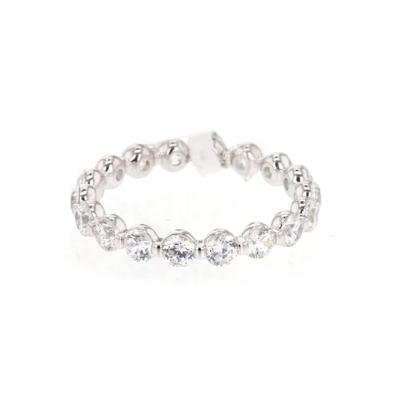 Necklaces and pendants with enamel accents for a colorful, eye-catching appearance-1.71 ctw Diamond Eternity Band