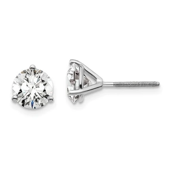 Best necklaces and pendants with seashell designs for a tropical, beachy vibe-2.08TW Laboratory Grown Diamond Studs in 14K White Gold