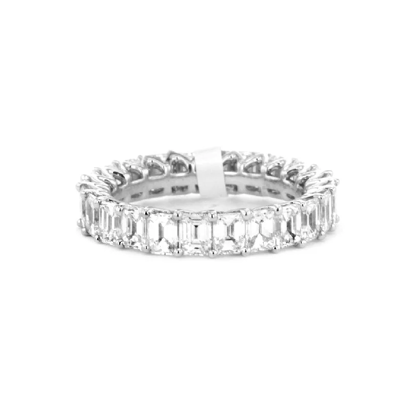 Simple necklaces and pendants with bar pendants for a sleek modern design-3.83 ctw Diamond Eternity Band