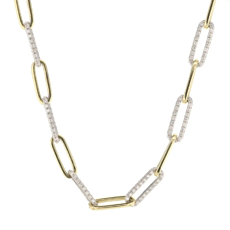 Beautiful necklaces and pendants with layered chains for a fashionable, chic look-5.06 ctw Diamond Necklace