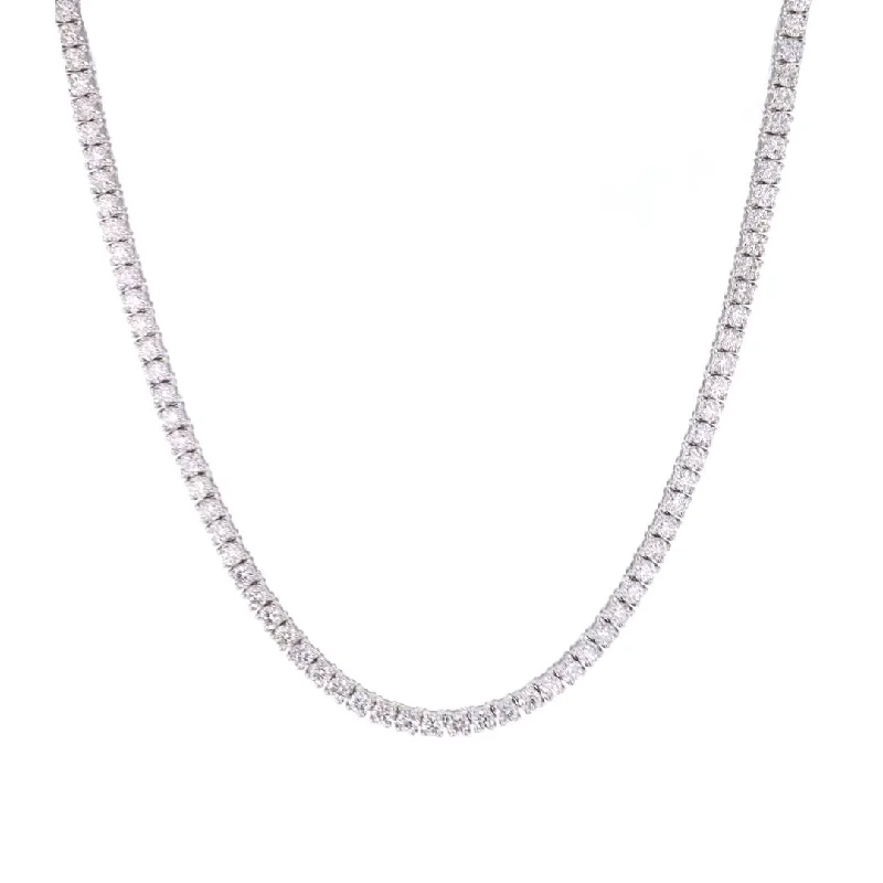 Beautiful necklaces and pendants with natural stones for an earthy, organic vibe-6.36 ctw Diamond Eternity Necklace