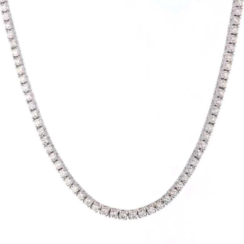 Best necklaces and pendants with floral designs for a feminine and elegant feel-6.50 ctw Diamond Eternity Necklace