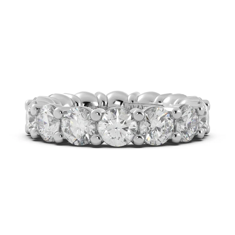 Best necklaces and pendants with silver chains for a sleek, timeless look-7.00ct tw Round Diamond Eternity Band