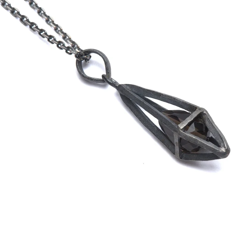 Best necklaces and pendants with silver chains for a sleek, timeless look-Crystal Prism Necklace