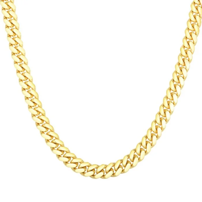 Best necklaces and pendants with matching earrings for a coordinated, elegant look-14K Solid Cuban Link Chain