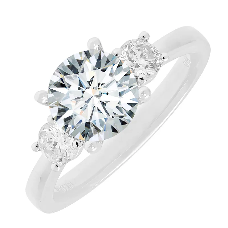 Women’s rings with shield-cut topaz stones -Diamond Engagement Ring Setting in 14kt White Gold (1/3ct tw)