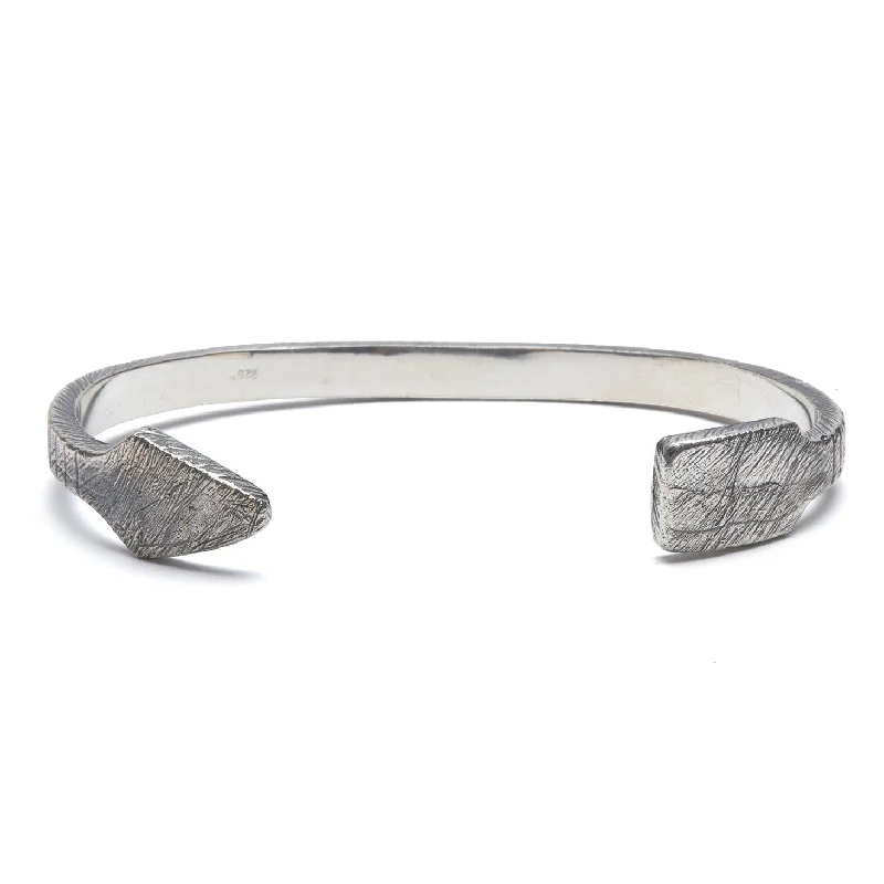 Best necklaces and pendants with intertwined designs for a symbol of unity-Etched Arrow Cuff