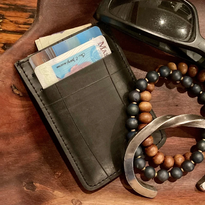 Trendy necklaces and pendants with statement pieces for a bold fashion statement-Fair Trade Recycled Bike Inner Tube Basic Wallet