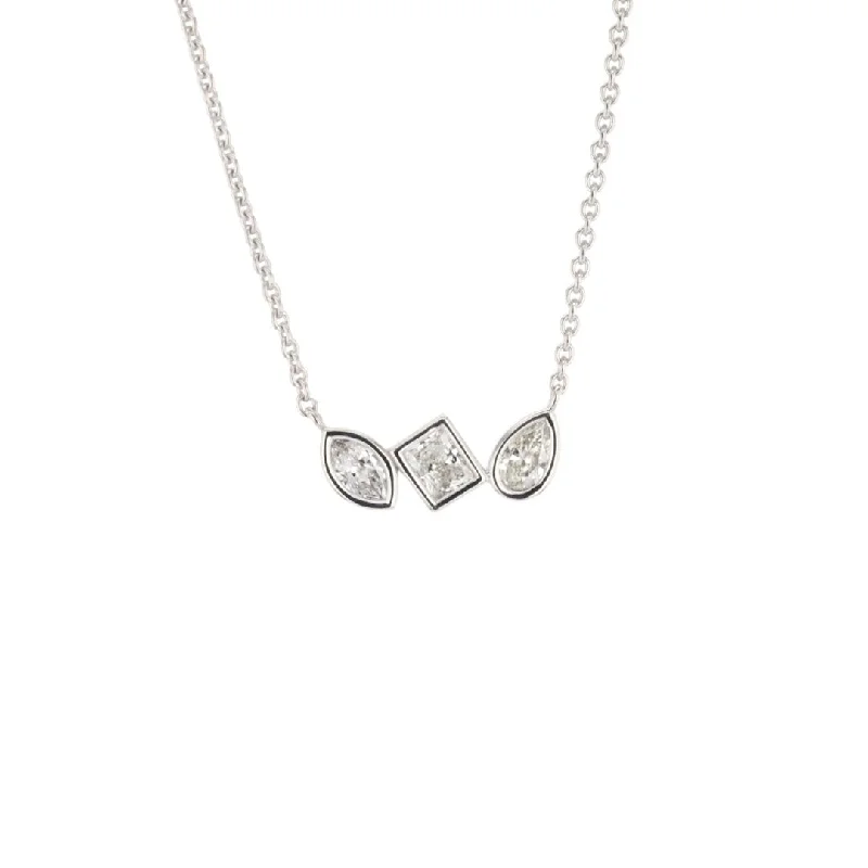 Necklaces and pendants with pearls for a classic and sophisticated touch-18.5" 0.98 ctw Diamond Stationary Pendant Necklace | 10272504