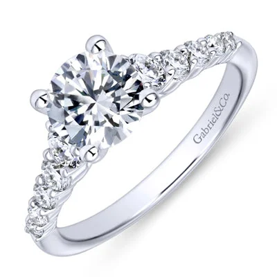 Women’s rings with twisted bands for style -Gabriel Reed Diamond Engagement Ring Setting in Platinum (3/4ct tw)