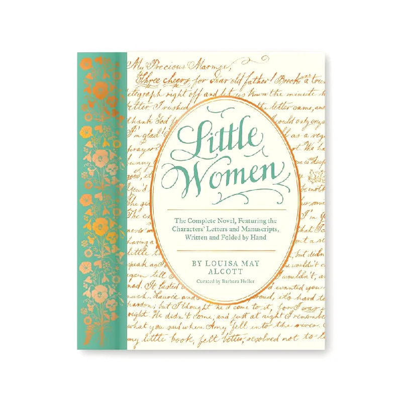 Women’s custom rings with engraved love messages -Little Women: The Complete Novel, Featuring the Characters, Letters and Manuscripts, Written and Folded by Hand