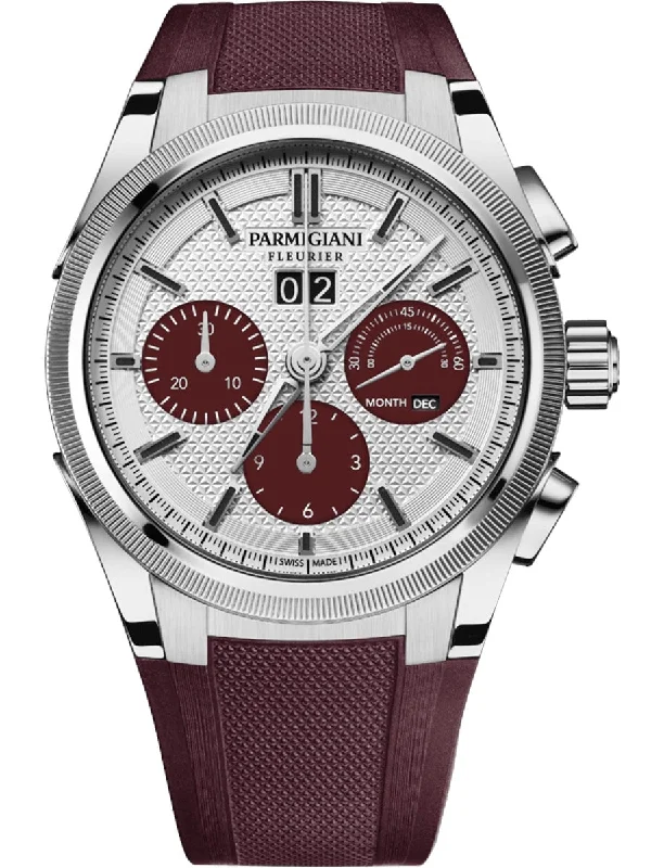 Necklaces and pendants with enamel accents for a colorful, eye-catching appearance-Parmigiani Tonda GT Chronograph Steel