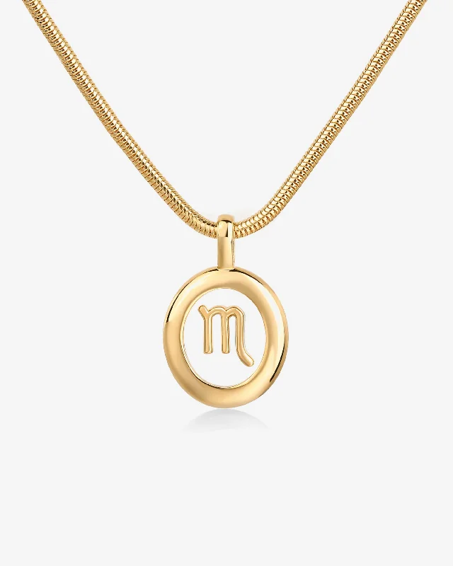 Best necklaces and pendants with statement designs for a fashionable accessory-Zodiac Floating Pendant