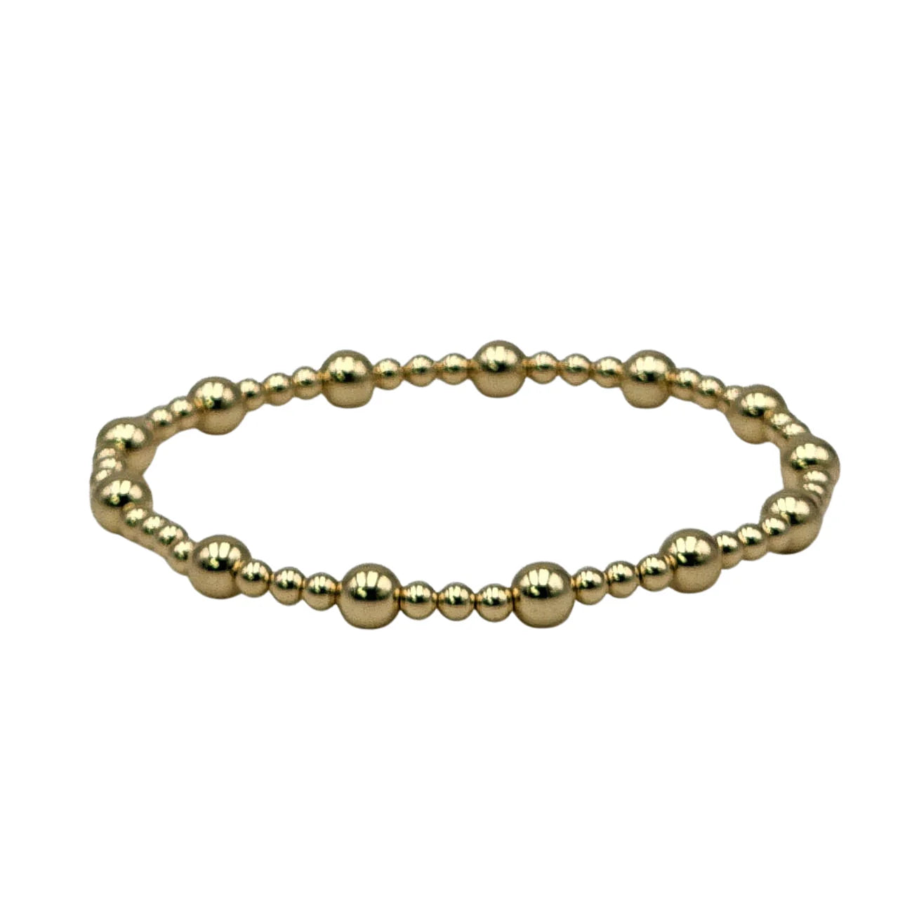 Gold bangle bracelets for women with a minimalist and sleek design-3mm/5mm Beaded Bracelet