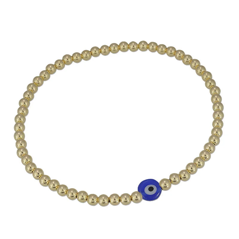 Best bangle bracelets with animal motif designs for a quirky, fun accessory-3mm Evil Eye Bracelet