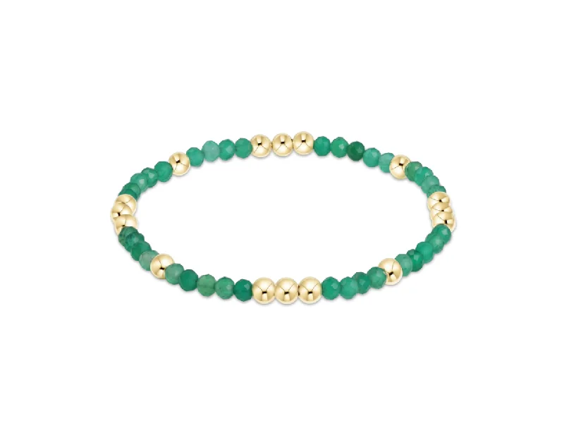 Best bangle bracelets with enamel detailing for a colorful and unique design-3mm Worthy Bracelet in Green Onyx