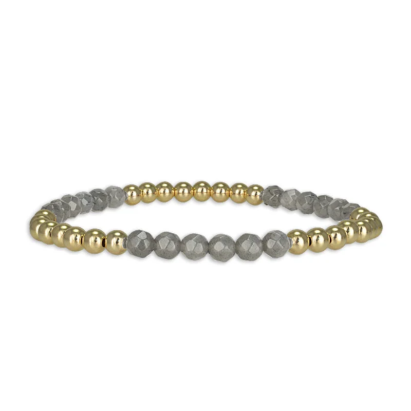 Best bangle bracelets with customizable charms for a personalized, unique piece-4mm Labradorite Bracelet