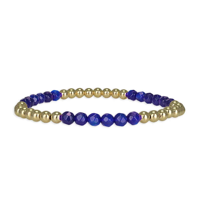 Best bangle bracelets with braided designs for a textured and sophisticated look-4mm Sapphire Bracelet