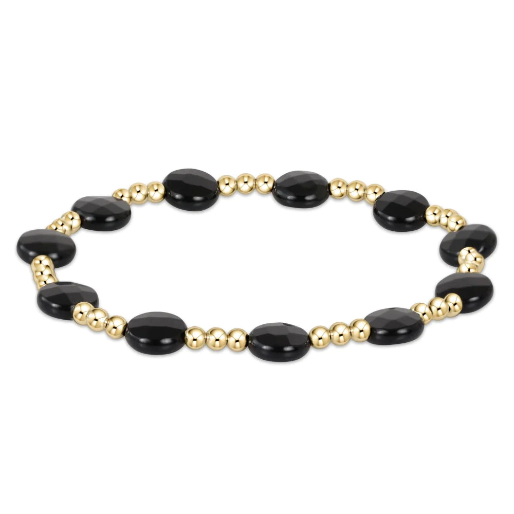 Sleek bangle bracelets with black enamel for a sophisticated and modern look-Admire 3mm Bracelet in Onyx