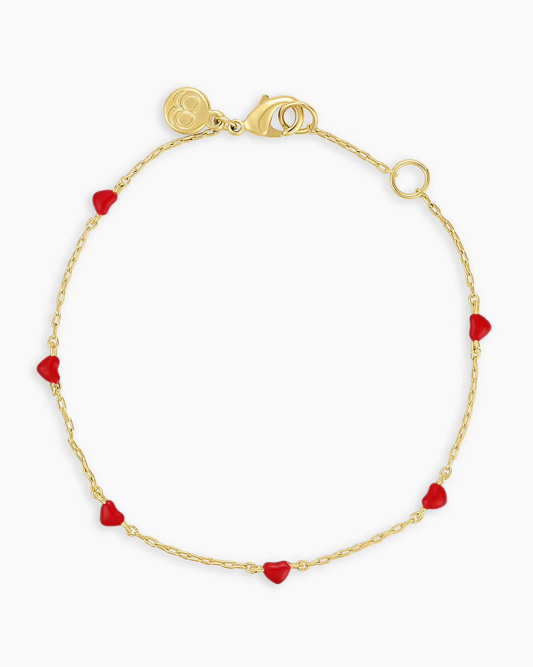 Simple bangle bracelets with smooth matte finishes for a subtle and modern style-Amour Bracelet in Red