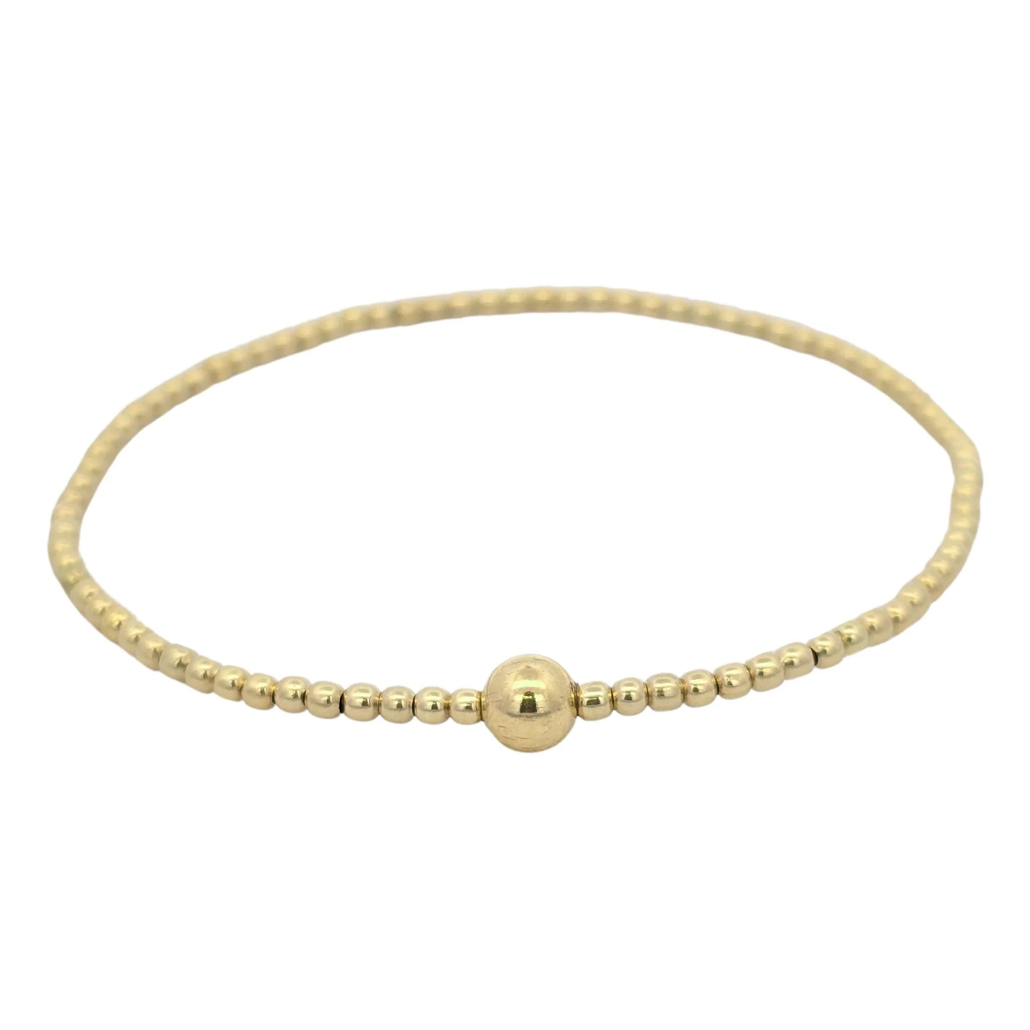 Best bangle bracelets with braided designs for a textured and sophisticated look-2mm with 5mm Ball Bracelet