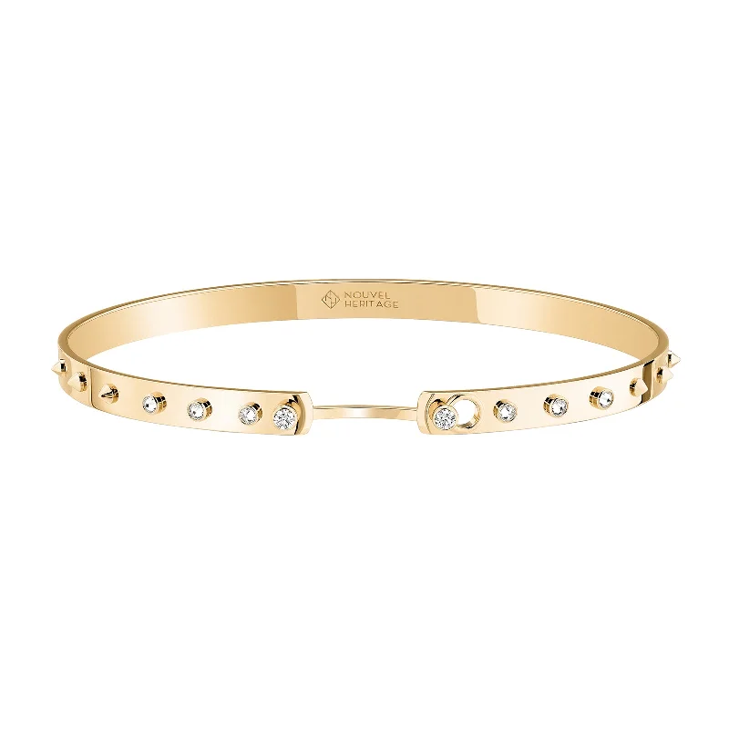 Best bangle bracelets with gold-filled material for an affordable luxury option-Brunch In NY Bangle - Yellow Gold