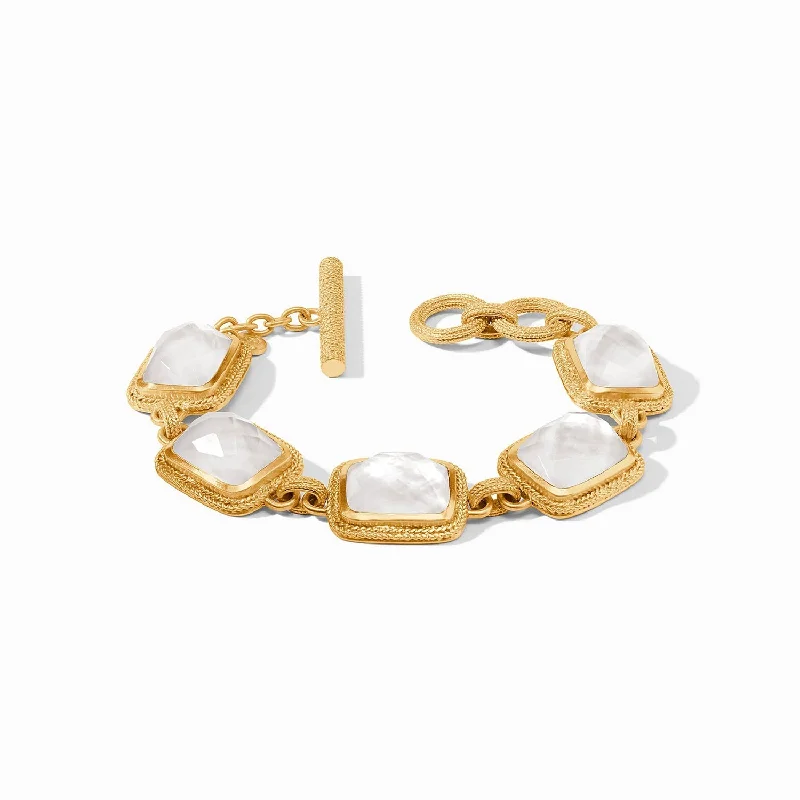 Best bangle bracelets with stacked designs for a trendy and fashionable look-Cheval Stone Bracelet in Clear