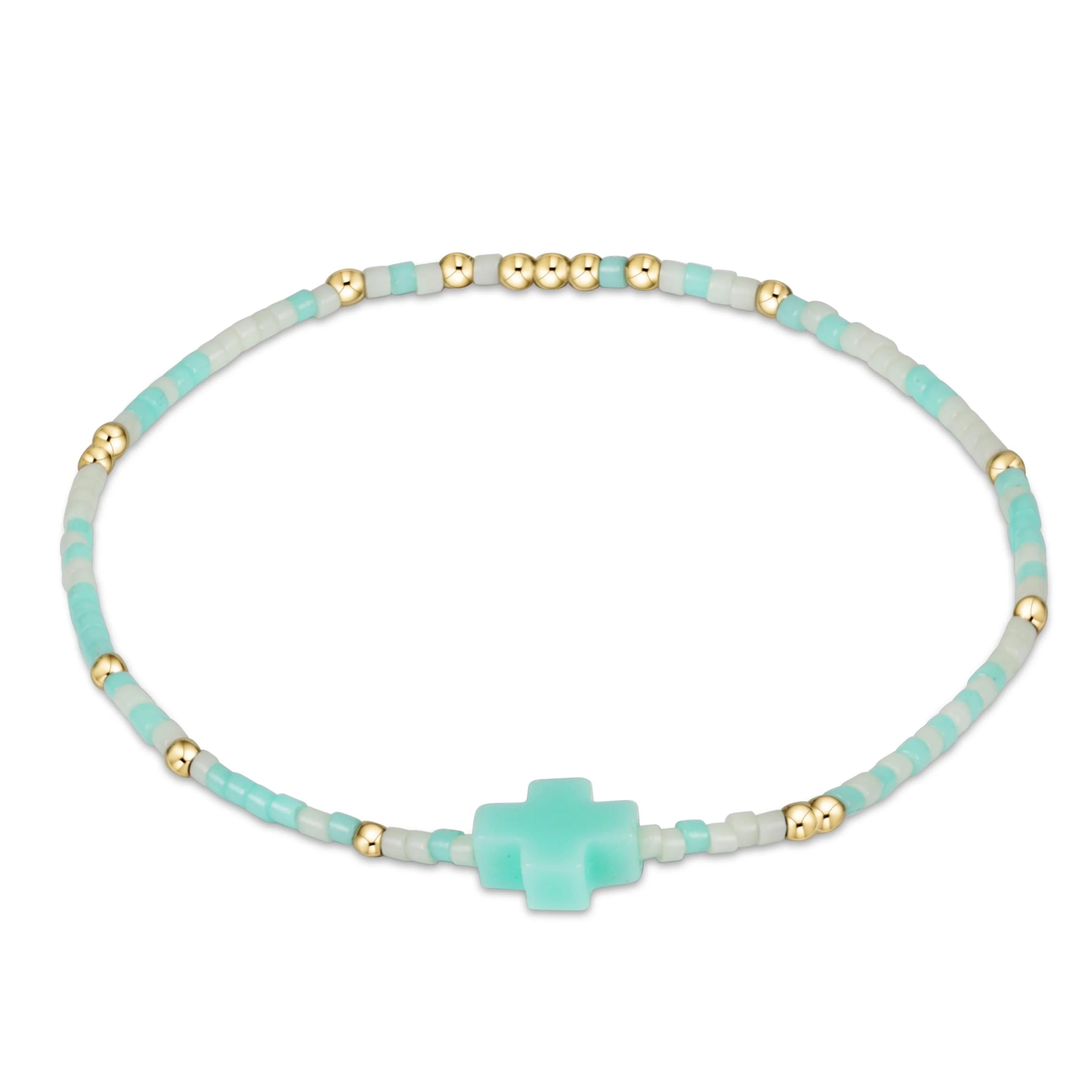 Unique bangle bracelets with colorful enamel designs for a vibrant and playful look-egirl hope unwritten signature cross bracelet - what i mint to say